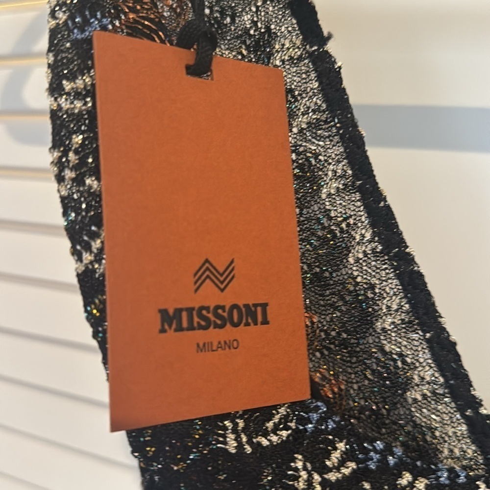 New NWT Missoni zigzag crochet-knit maxi dress Size 38 - Picture 6 of 6